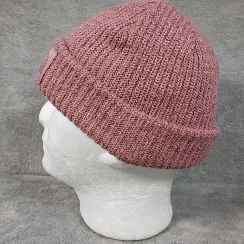 North Face Beanie Unisex One Size Salty Dog Pink Knit Soft Lined